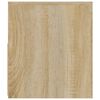 vidaXL Nattbord med LED 2 stk sonoma eik 60x35x40 cm