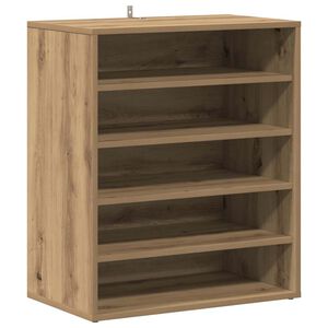 vidaXL Skoskap artisan eik 60x35x70 cm konstruert tre