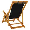 vidaXL Strandstol 2 pcs Brun 61.5 x 123 x 82cm Massivt akasietre