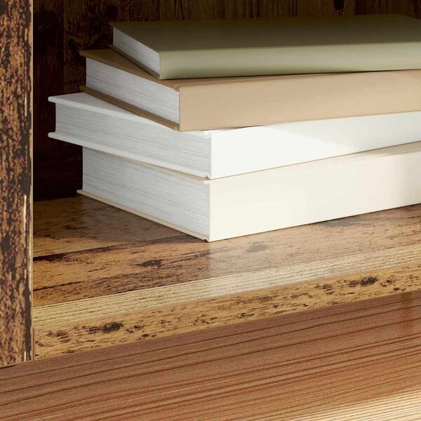 vidaXL Plateskap Gamle tre 121 x 38 x 48 cm Konstruert tre