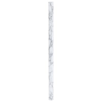 vidaXL Møbelklistremerker selvklebende marmor hvit 90x500 cm PVC