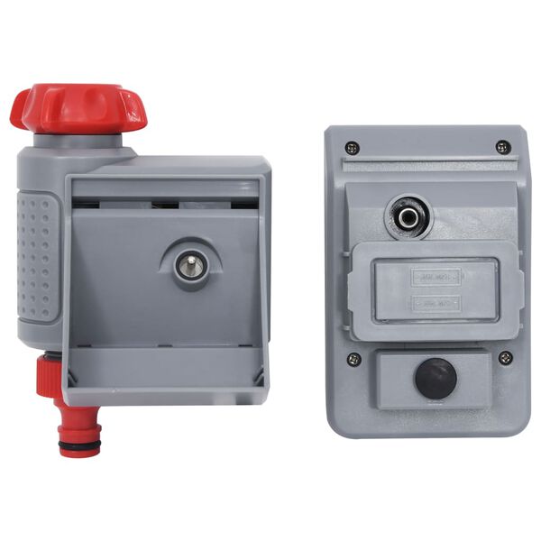 vidaXL Digital vanningstimer for hage med krankobling og fuktsensor