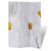 vidaXL Sammenleggbar romdeler 120x170 cm blomst