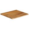 vidaXL Bordplate 60x60x3,8 cm naturlig kant heltre mango