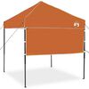 vidaXL Canopy telt Oransje 194 x 194 x 251 cm stoff