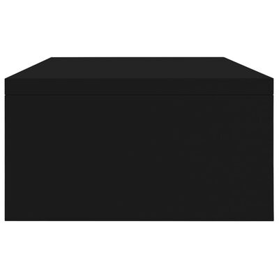 vidaXL Skjermstativ svart 42x24x13 cm sponplate