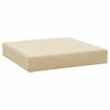 vidaXL Pallepute beige 60x60x8 cm oxfordstoff