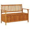 vidaXL Oppbevaringsbenk hage 120 cm heltre akasie