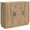 vidaXL Serviesskap Artisan eik 89 x 34,5 x 77 cm Konstruert tre