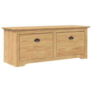 vidaXL Gangbenk BODO Honning brun 118 x 40 x 50 cm Konstruert tre
