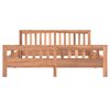 vidaXL Sengeramme heltre teak 160x200 cm