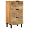 vidaXL Skjenk brun 40x33x75 cm heltre mango
