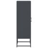 vidaXL Highboard antrasitt 36x39x123 cm stål