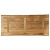 vidaXL Bordplate naturlig kant 140x60x3,8 cm grovt heltre mangotre