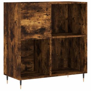 vidaXL Hifi-benk r&oslash;kt eik 84,5x38x89 cm konstruert tre