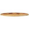 vidaXL Bordplate 90x40x2,5 cm oval heltre mango