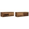 vidaXL TV-benker 2 stk gammelt tre 80x31x25,5 cm konstruert tre