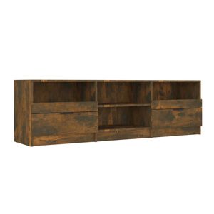 vidaXL TV-benk r&oslash;kt eik 150x33,5x45 cm konstruert tre