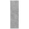 vidaXL Veggskoskap betonggrå 60x18x60 cm sponplate