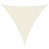 vidaXL Solseil oxfordstoff trekantet 6x6x6 m kremhvit