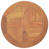vidaXL Bordplate heltre teak 2,5 cm 40 cm