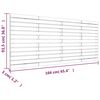 vidaXL Veggmontert hodegavl honningbrun 166x3x91,5 cm heltre furu