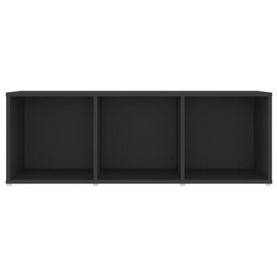vidaXL TV-benker 4 stk grå 107x35x37 cm sponplate
