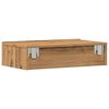 vidaXL TV-benker med LED-lys 2 stk artisan eik 60x35x15,5 cm