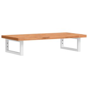 vidaXL Servanthylle veggmontert st&aring;l og heltre b&oslash;ketre