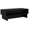 vidaXL Kaffebord Svart Eik 100 x 46 x 35 cm Konstruert tre