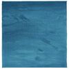 vidaXL Teppe OVIEDO kort luv turkis 240x240 cm