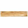 vidaXL Bordplate 140x30x3,8 cm naturlig kant grovt heltre mangotre