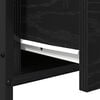 vidaXL Nattbordskap Svart Eik 34 x 35,5 x 70 cm Konstruert tre