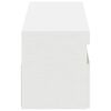 vidaXL TV-benker med LED-lys 2 stk hvit 60x35x40 cm