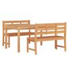 vidaXL Hagespisegruppe 3 deler heltre teak