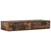 vidaXL Sengeskuffer R&oslash;kt eik 100 x 36,5 x 16,5 cm Konstruert tre