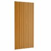 vidaXL Takpanel 12 pcs Naturlig 100 x 45 cm Galvanisert st&aring;l
