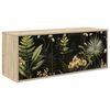 vidaXL Vegghengt TV-skap RHENEN 102 x 33 x 40 cm Sonoma eik