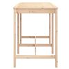 vidaXL Hagebord 159,5x82,5x110 cm heltre furu