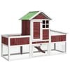 vidaXL Kaninbur mocca 170x63x113 cm heltre furu