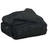 vidaXL Sommerdyne Svart 220 x 260 cm Sateng og mikrofiber
