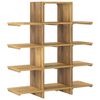 vidaXL Bokhylle 100x30x120 cm heltre teak