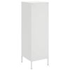 vidaXL Highboard hvit 36x39x113 cm stål