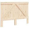 vidaXL Sengegavl 140x104 cm heltre furu