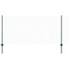 vidaXL Sekskantet gjerde med post 100 x 1 m PVC-belagt st&aring;l Gr&oslash;nn Mesh