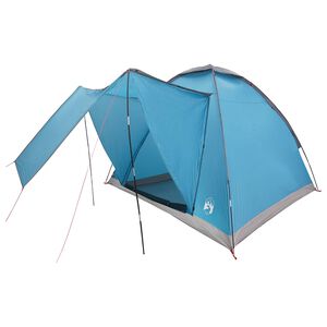 vidaXL Camping Telt 2-personers Bl&aring; Polyester og st&aring;l