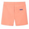 Barneshorts med snor neonoransje 116