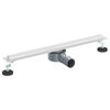 vidaXL 360&deg; dusjdrenering med slankt design S&oslash;lv 60 cm