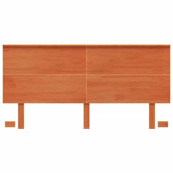 vidaXL Hodegavl voksbrun 160 cm heltre furu