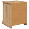 vidaXL Nattbordskap 2 pcs Artisan Eik 39 x 39 x 47.5 cm Konstruert tre